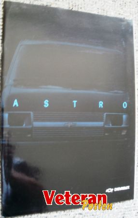Chevroet Astro brochure.  